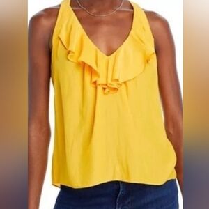 Ramy Brook Sunshine Ruffle V-Neck Camisole